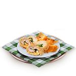 Large Chicken Fillet Wrap With Chips 